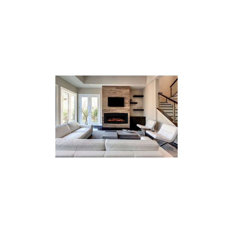 Casa si Gradina - Termice - Sobe, Seminee si accesorii - Seminee - Semineu electric de perete Archy, 550x1222x157 mm, 1500W - Infinity.ro