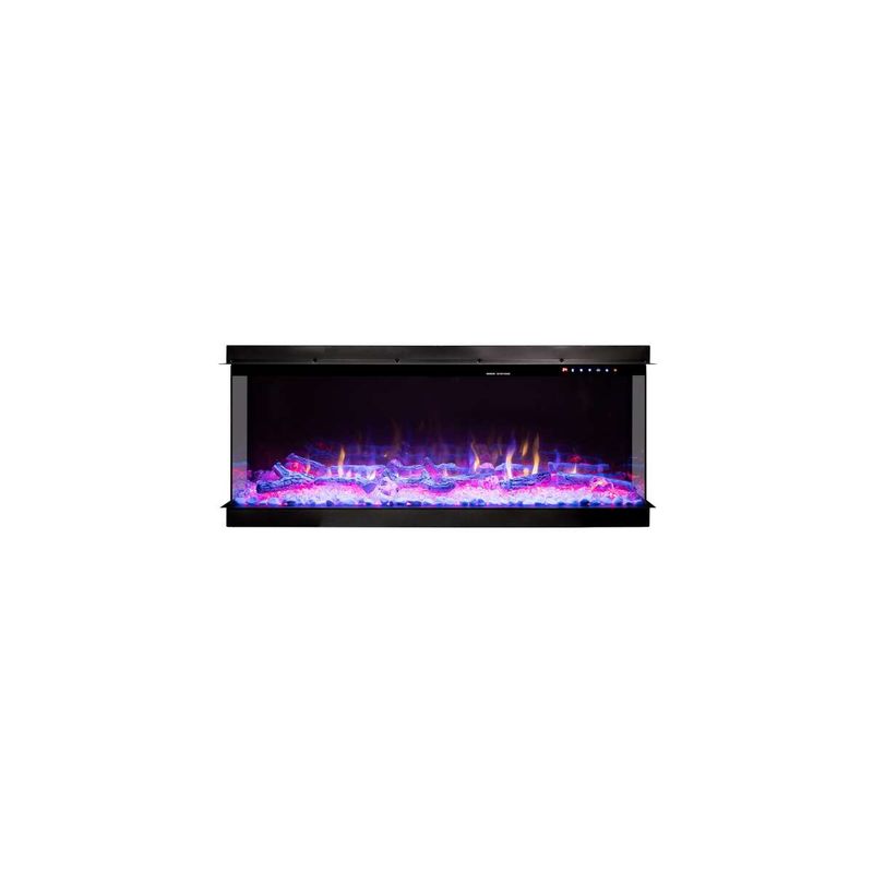 Casa si Gradina - Termice - Sobe, Seminee si accesorii - Seminee - Semineu electric 3D incorporabil Haiti 60, 533x1524x332 mm, 1500W - Infinity.ro