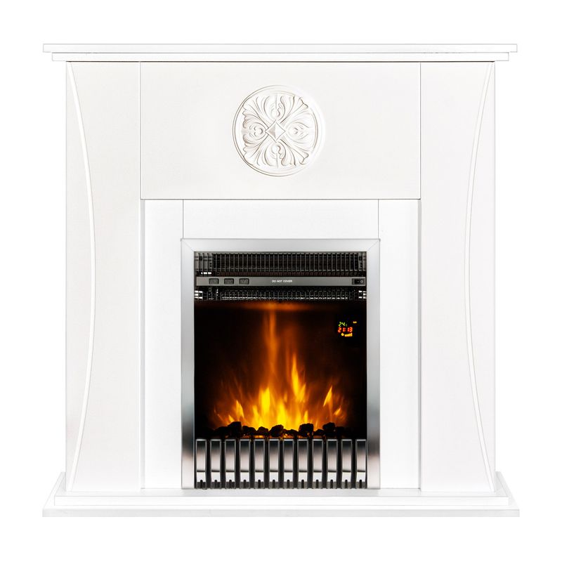Casa si Gradina - Termice - Sobe, Seminee si accesorii - Seminee - Semineu electric Benedict & Gala silver, Art Flame, 1020x1000x240 mm, 2000W - Infinity.ro