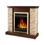 Casa si Gradina - Termice - Sobe, Seminee si accesorii - Seminee - Semineu electric Rock & Gala gold, Art Flame, 903x980x300 mm, 2000W - Infinity.ro