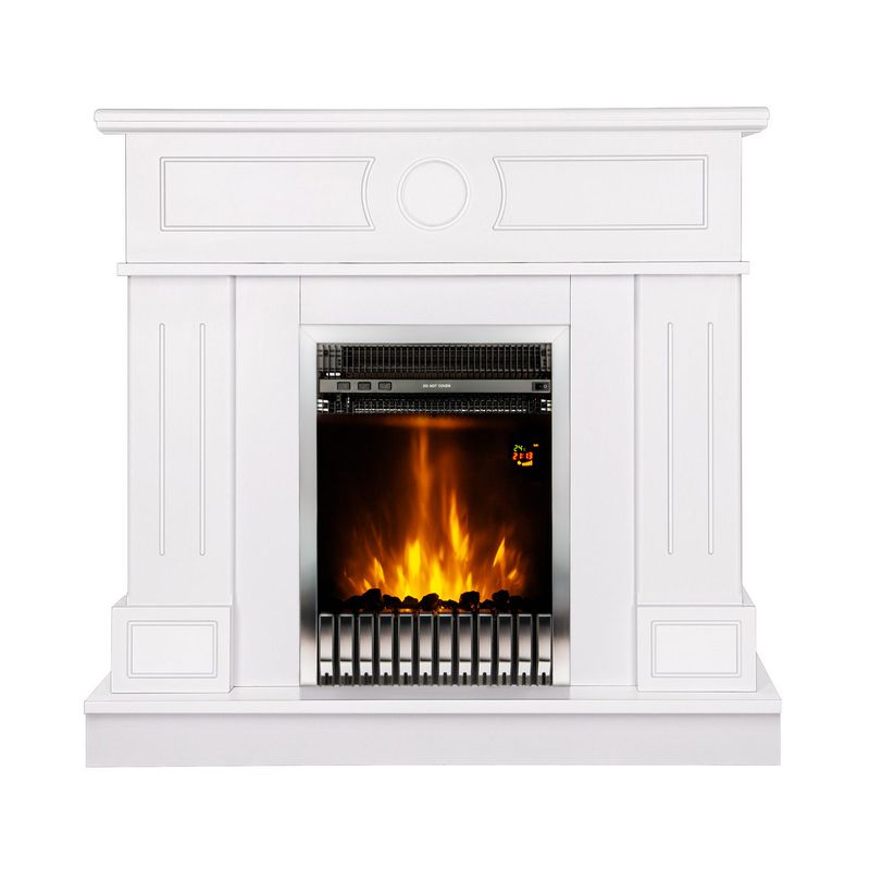 Casa si Gradina - Termice - Sobe, Seminee si accesorii - Seminee - Semineu electric Ambasador & Gala silver, Art Flame, 1000x1048x300 mm, 2000W - Infinity.ro