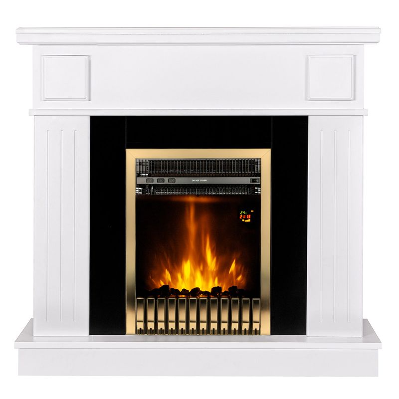Casa si Gradina - Termice - Sobe, Seminee si accesorii - Seminee - Semineu electric Oscar & Gala gold, Art Flame, 997x1034x270 mm, 2000W - Infinity.ro
