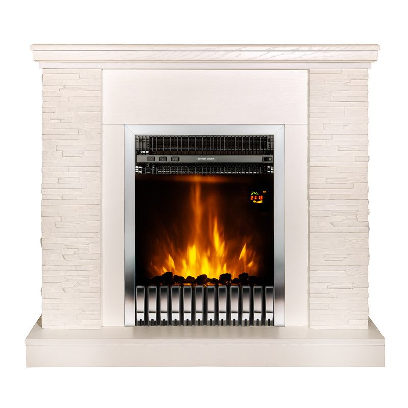 Casa si Gradina - Termice - Sobe, Seminee si accesorii - Seminee - Semineu electric Rock & Gala silver, Art Flame, 903x980x300 mm, 2000W - Infinity.ro