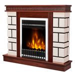 Casa si Gradina - Termice - Sobe, Seminee si accesorii - Seminee - Semineu electric Nazary mini & Gala silver, Art Flame, 874x1080x245 mm, 2000W - Infinity.ro