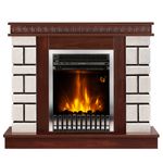 Casa si Gradina - Termice - Sobe, Seminee si accesorii - Seminee - Semineu electric Nazary mini & Gala silver, Art Flame, 874x1080x245 mm, 2000W - Infinity.ro