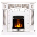 Casa si Gradina - Termice - Sobe, Seminee si accesorii - Seminee - Semineu electric Amsterdam & Gala silver, Art Flame, 1120x1150x300 mm, 2000W - Infinity.ro