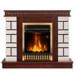 Casa si Gradina - Termice - Sobe, Seminee si accesorii - Seminee - Semineu electric Nazary mini & Gala gold, Art Flame, 874x1080x245 mm, 2000W - Infinity.ro