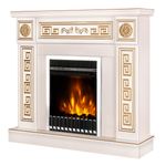 Casa si Gradina - Termice - Sobe, Seminee si accesorii - Seminee - Semineu electric Versailles gold & Gala silver, Art Flame, 1020x1100x300 mm, 2000W - Infinity.ro