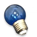 Casa si Gradina - Corpuri si surse de iluminat - Becuri si tuburi neon - Becuri - Bec  LED G45 albastru transparent E27 10 buc - Infinity.ro