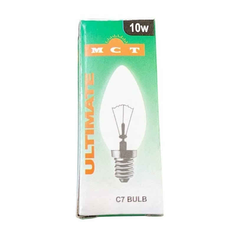 Casa si Gradina - Corpuri si surse de iluminat - Becuri si tuburi neon - Becuri - Bec pentru veioza  C7 E12 , 10W incandescent - Infinity.ro