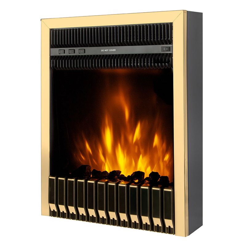 Casa si Gradina - Termice - Sobe, Seminee si accesorii - Seminee - Semineu electric incorporabil Gala gold, Art Flame, 577x447x161 mm, 2000W - Infinity.ro