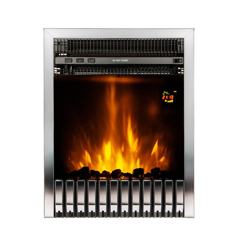 Casa si Gradina - Termice - Sobe, Seminee si accesorii - Seminee - Semineu electric incorporabil Gala silver, Art Flame, 577x447x161 mm, 2000W - Infinity.ro