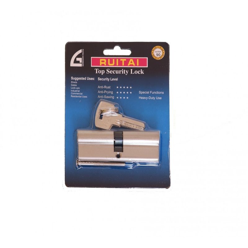 Casa si Gradina - Constructii - Feronerie si accesorii - Cilindri usa - Butuc yala egal 90mm -blister- - Infinity.ro