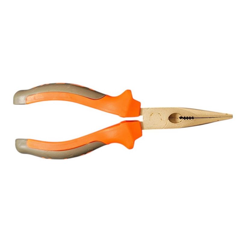 Casa si Gradina - Constructii - Scule de mana si unelte - Clesti si patenti - Cleste cu cioc ascutit 6" (170 mm), ergonomic, varf subtire, portocaliu/gri - Infinity.ro