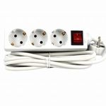 Casa si Gradina - Electrice - Accesorii electrice - Prelungitoare, triple, fise - Prelungitor 3CAI 3M 3X1.5MM Cu Intrerupator ALIEN - Infinity.ro