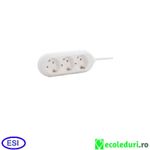 Casa si Gradina - Electrice - Accesorii electrice - Prelungitoare, triple, fise - Prelungitor 2m , 3 posturi - Infinity.ro