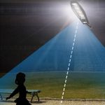 Casa si Gradina - Corpuri si surse de iluminat - Iluminat exterior - Lampi solare - Lampa Solara Puternica De perete W779B 80W - Infinity.ro