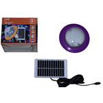 Casa si Gradina - Corpuri si surse de iluminat - Iluminat exterior - Lampi solare - Lampa solara de camping UFO portabila cu  panou detasabil Culoare - mov - Infinity.ro