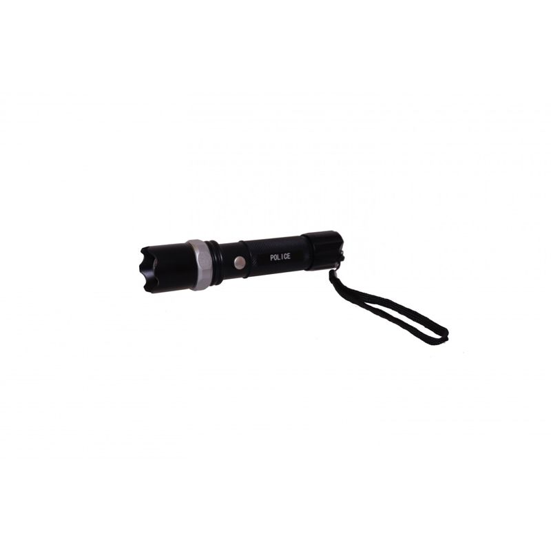 Casa si Gradina - Corpuri si surse de iluminat - Iluminat exterior - Lanterne - Lanterna LED swat 3W police, metalica, reincarcabila cu Acumulator - Infinity.ro