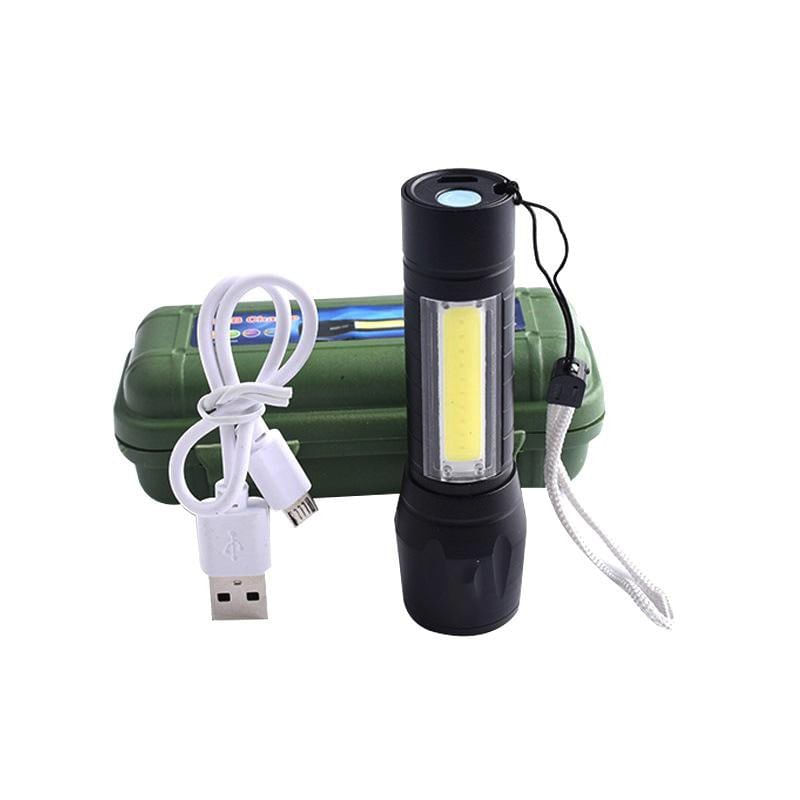 Casa si Gradina - Corpuri si surse de iluminat - Iluminat exterior - Lanterne - Mini lanterna LED cu 3 trepte iluminare si USB - Infinity.ro