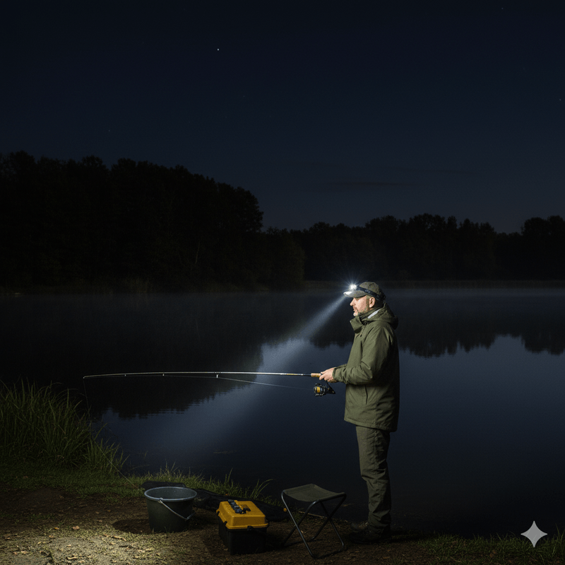 Casa si Gradina - Corpuri si surse de iluminat - Iluminat exterior - Lanterne - Lanterna  de cap YY-10 cu LED frontal tip spot si panou COB - Infinity.ro
