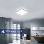 Casa si Gradina - Corpuri si surse de iluminat - Plafoniere, aplice si spoturi - Aplica plafoniera led patrata 25 cm  DX-PC75 36W 220V Lumina calda - Infinity.ro
