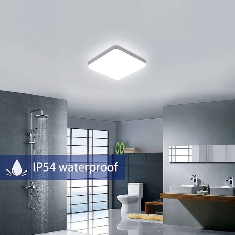 Casa si Gradina - Corpuri si surse de iluminat - Plafoniere, aplice si spoturi - Aplica plafoniera led patrata 25 cm  DX-PC75 36W 220V Lumina calda - Infinity.ro