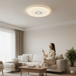 Casa si Gradina - Corpuri si surse de iluminat - Plafoniere, aplice si spoturi - Plafoniera led cod 2008 cu telecomanda 48W 35cm  dimabila 3 temperaturi de culoare ajustabile  3000K/4500K/6500K - Infinity.ro