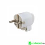 Casa si Gradina - Electrice - Accesorii electrice - Accesorii prize si intrerupatoare - Stecher ceramic Ipee cu inel - Infinity.ro
