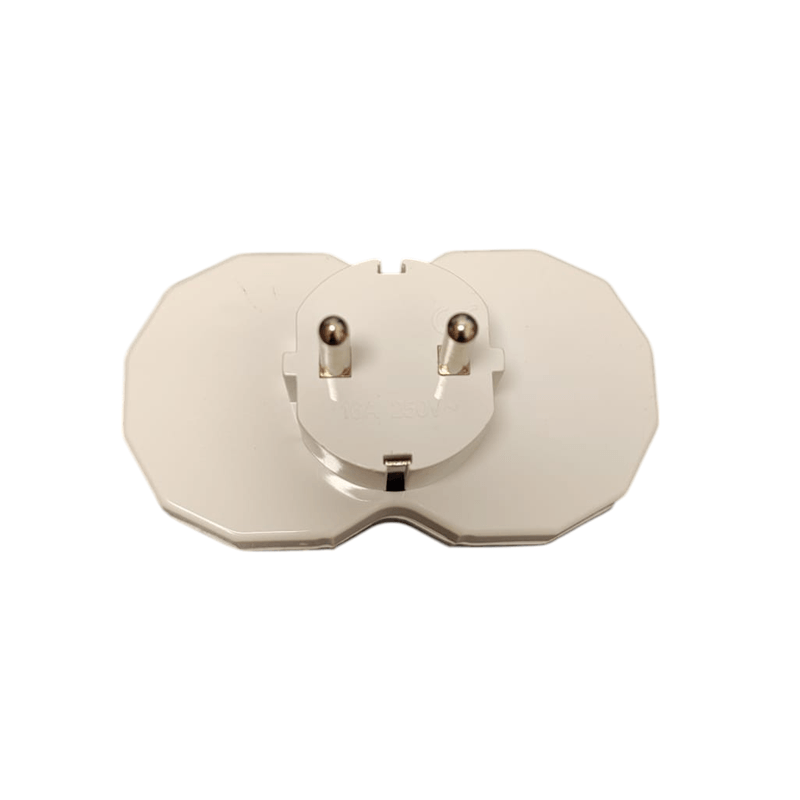 Casa si Gradina - Electrice - Accesorii electrice - Accesorii prize si intrerupatoare - Triplu stecher cu ceramica si impamantare 2 posturi - Infinity.ro