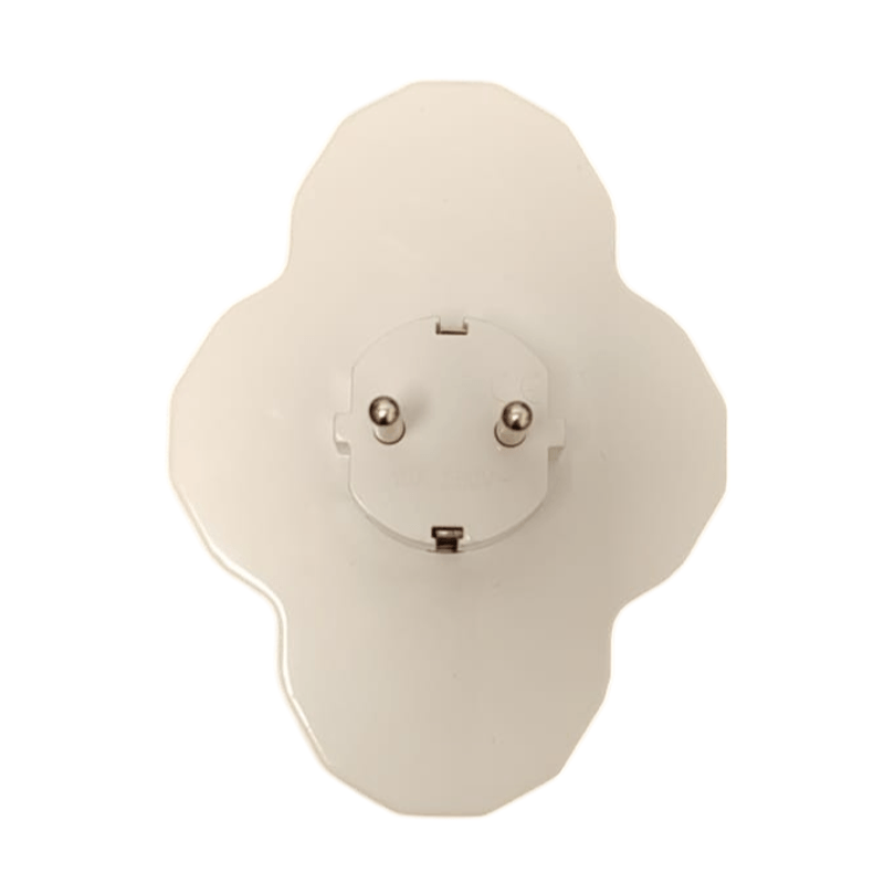 Casa si Gradina - Electrice - Accesorii electrice - Accesorii prize si intrerupatoare - Triplu stecher  stea cu ceramica si impamantare 4 posturi - Infinity.ro