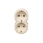 Casa si Gradina - Electrice - Accesorii electrice - Accesorii prize si intrerupatoare - Triplu stecher cu ceramica si impamantare 2 posturi - Infinity.ro