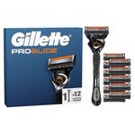 Ingrijire personala si Cosmetice - Aparate & accesorii ingrijire personala - Aparate de ras si tuns - Aparate de ras clasice - Aparat de ras Gillette ProGlide, maner + 12 rezerve - Infinity.ro