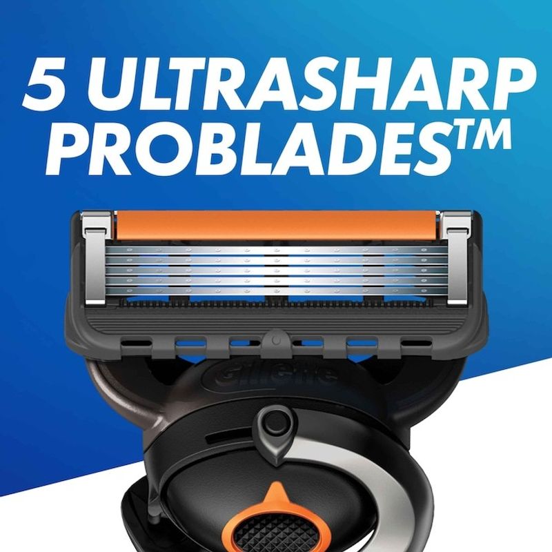 Ingrijire personala si Cosmetice - Aparate & accesorii ingrijire personala - Aparate de ras si tuns - Aparate de ras clasice - Aparat de ras Gillette ProGlide, maner + 12 rezerve - Infinity.ro