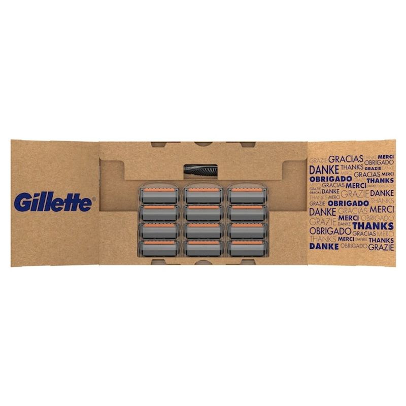 Ingrijire personala si Cosmetice - Aparate & accesorii ingrijire personala - Aparate de ras si tuns - Aparate de ras clasice - Aparat de ras Gillette ProGlide, maner + 12 rezerve - Infinity.ro