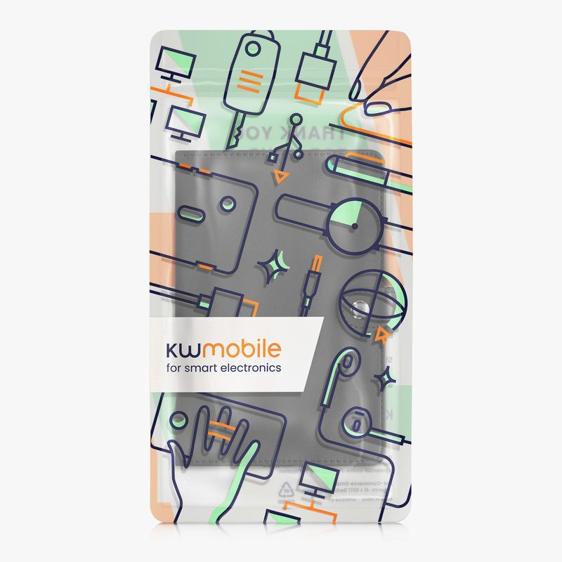 Sport si Outdoor - Articole de voiaj - Accesorii articole de voiaj - Portofel pentru pasaport Kwmobile, piele ecologica, negru, portabil, protectie la zgarieturi - Infinity.ro