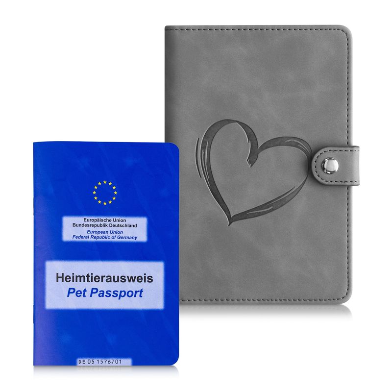 Sport si Outdoor - Articole de voiaj - Accesorii articole de voiaj - Portofel pentru pasaport Kwmobile multicolor, piele ecologica, portabil, protectie la zgarieturi - Infinity.ro