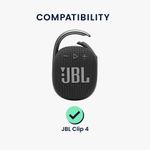 TV, Audio-Video si Foto - Portabile audio - Casti audio - Husa de protectie Kwmobile pentru JBL Clip 4, anti-alunecare, Silicon, negru - Infinity.ro