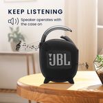 TV, Audio-Video si Foto - Portabile audio - Casti audio - Husa de protectie Kwmobile pentru JBL Clip 4, anti-alunecare, Silicon, negru - Infinity.ro