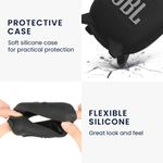 TV, Audio-Video si Foto - Portabile audio - Casti audio - Husa de protectie Kwmobile pentru JBL Clip 4, anti-alunecare, Silicon, negru - Infinity.ro