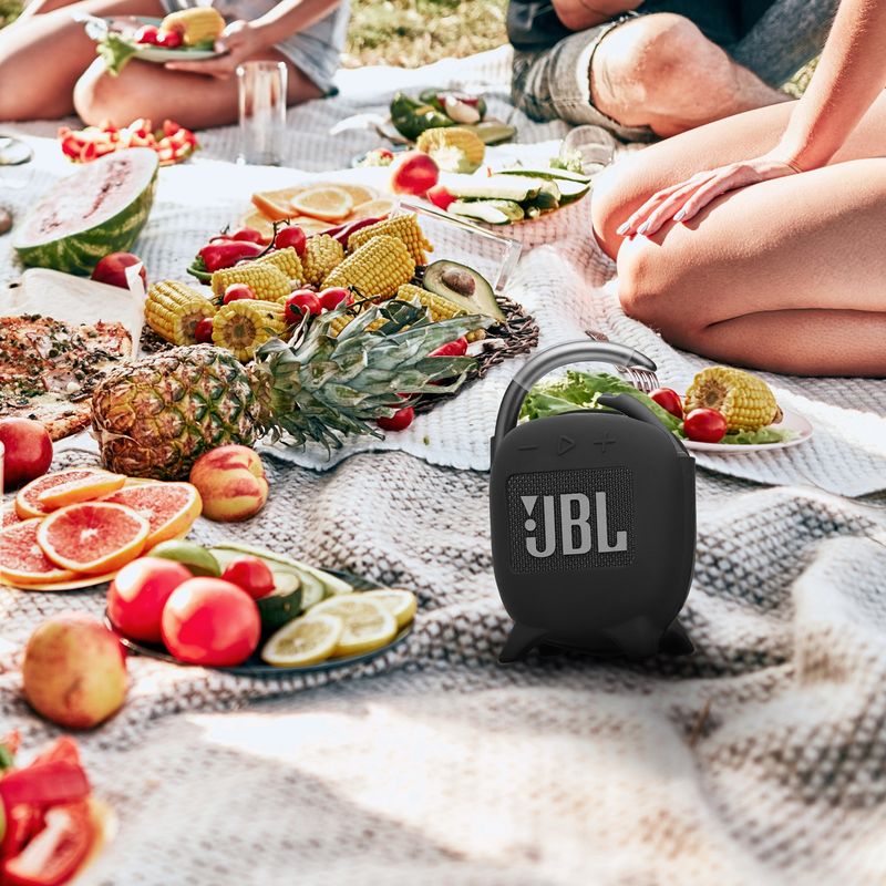 TV, Audio-Video si Foto - Portabile audio - Casti audio - Husa de protectie Kwmobile pentru JBL Clip 4, anti-alunecare, Silicon, negru - Infinity.ro