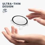 Laptop, Telefoane si Tablete - Wearables si gadgeturi - Wearables - Accesorii wearables - Set 2 huse GPS Kwmobile pentru Suunto Run, protectie la zgarieturi, sticla temperata/plastic, negru/transparent - Infinity.ro
