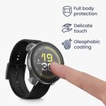 Laptop, Telefoane si Tablete - Wearables si gadgeturi - Wearables - Accesorii wearables - Set 2 huse GPS Kwmobile pentru Suunto Run, protectie la zgarieturi, sticla temperata/plastic, negru/transparent - Infinity.ro