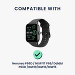 Laptop, Telefoane si Tablete - Wearables si gadgeturi - Wearables - Accesorii wearables - Cablu alimentare Kwmobile pentru Nerunsa P66D, NiUFFiT P66, Ddidbi P66D, IDW19, incarcare, plastic, negru - Infinity.ro
