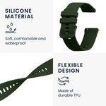 Laptop, Telefoane si Tablete - Wearables si gadgeturi - Wearables - Accesorii wearables - Curea pentru smartwatch Kwmobile pentru Garmin Venu Sq Music, Sq, curea reglabila, silicon, verde - Infinity.ro