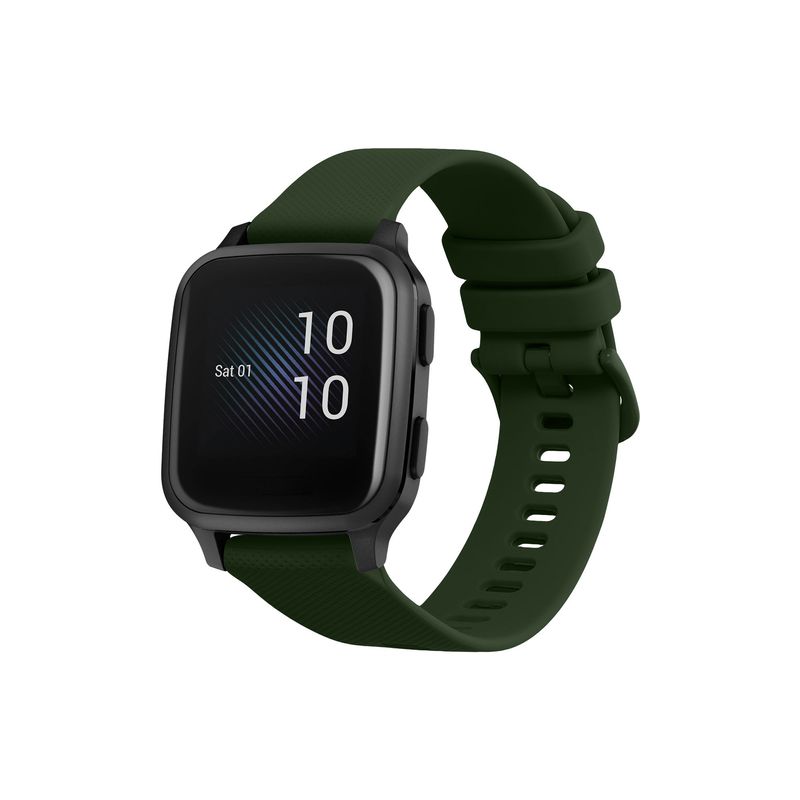 Laptop, Telefoane si Tablete - Wearables si gadgeturi - Wearables - Accesorii wearables - Curea pentru smartwatch Kwmobile pentru Garmin Venu Sq Music, Sq, curea reglabila, silicon, verde - Infinity.ro
