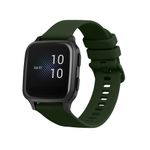 Laptop, Telefoane si Tablete - Wearables si gadgeturi - Wearables - Accesorii wearables - Curea pentru smartwatch Kwmobile pentru Garmin Venu Sq Music, Sq, curea reglabila, silicon, verde - Infinity.ro