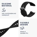 Laptop, Telefoane si Tablete - Wearables si gadgeturi - Wearables - Accesorii wearables - Curea pentru smartwatch Kwmobile pentru Garmin Instinct 2S, curea reglabila, silicon, negru - Infinity.ro
