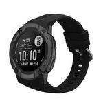 Laptop, Telefoane si Tablete - Wearables si gadgeturi - Wearables - Accesorii wearables - Curea pentru smartwatch Kwmobile pentru Garmin Instinct 2S, curea reglabila, silicon, negru - Infinity.ro