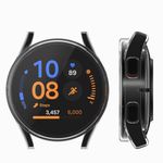 Laptop, Telefoane si Tablete - Wearables si gadgeturi - Wearables - Accesorii wearables - Set 2 huse smartwatch Kwmobile pentru Samsung Galaxy Watch FE 40 mm, antizgarieturi, flexibil, silicon, transparent - Infinity.ro